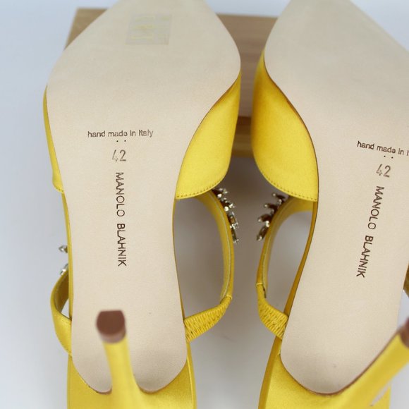 NEW MANOLO BLAHNIK Lurum Mules - Picture 14 of 15